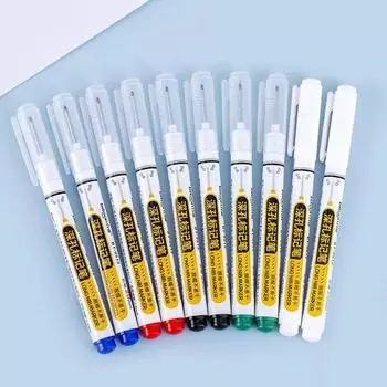 8 шт./компл. маркеры с длинной головкой и глубокими отверстиями, удлиненный наконечник 20 мм для деревообработки, многофункциональная металлическая маркировка керамической плитки, оборудование