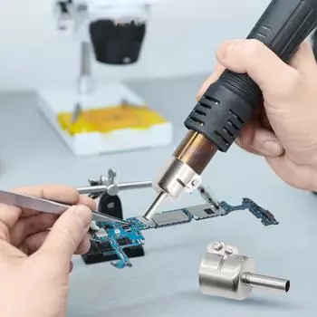 8 шт./компл. наборы насадок для паяльной станции с воздушным насосом, ремонтный инструмент, эффективно предотвращающий поток горячего воздуха