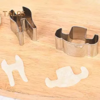 8 шт./компл., рождественский резак для печенья, пищевой легкосъемный пресс, сделай сам, 3D дерево, сани с оленями, снеговик, набор форм для изготовления печенья, кухонные инструменты для выпечки Sets