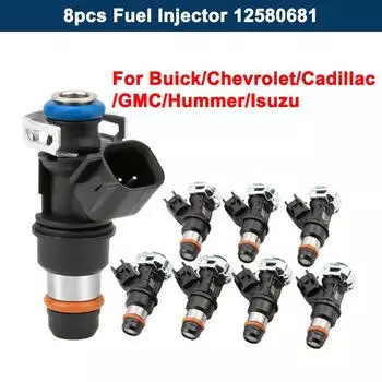 8 шт./компл. топливные форсунки 12580681 для ACDelco 04-10 Chevy 4.8 5.3 6.0 6.2 217-1621 для Chevy для GMC Buick Cadillac Hummer слоновая кость