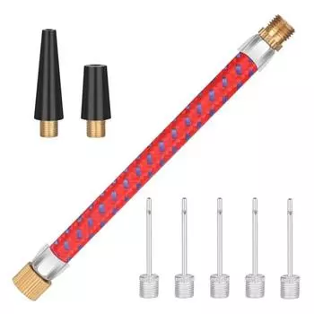 8 шт./компл., удлинительный шланг для воздушного насоса для адаптеров велосипедного насоса, игла для шарикового насоса, надувные игрушки для воздушных шаров, адаптер для накачивания сопла, воздушный насос 8pcs/set