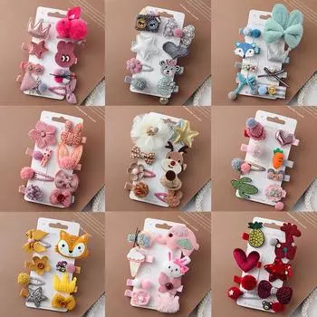 8 шт./компл. заколки для волос для девочек с бантом и цветком, заколки для волос, высококачественные тканевые ленты для волос, головные уборы