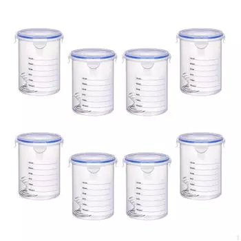 8 шт. Контейнеры для краски, герметичное хранение, подкраска 800ml