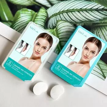 8 шт. корректор для ушей, фиксатор для ушей, косметические наклейки для ушей, как уши эльфа, растянутые уши, корректор для ушей onesize