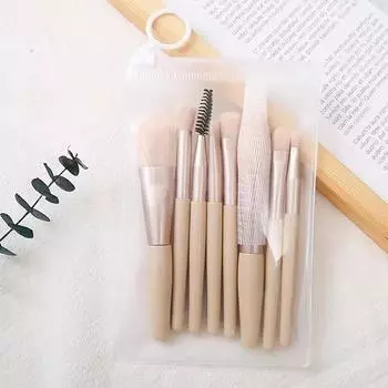 8 шт. Косметика Основа Румяна Пудра Тени для век Кисть для растушевки макияжа Мягкая with opp