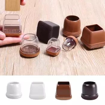 8 шт., коврик для ног, защитная нижняя крышка, накладки на напольный стул, резиновые накладки на ножки M(Square)