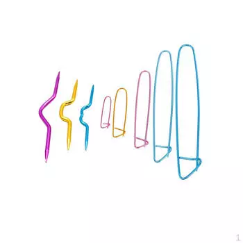 8 шт. красочные алюминиевые держатели для вязания тросов DIY швейные инструменты