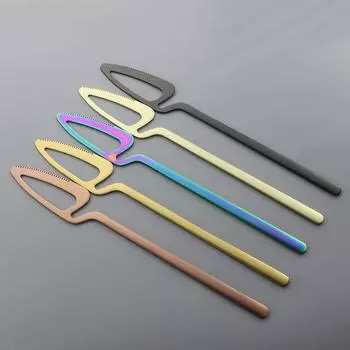 8 шт., красочный набор столовых приборов, 18/10, столовая посуда из нержавеющей стали, набор столовых приборов, столовые приборы, ножи, посуда в стиле вестерн серебряный