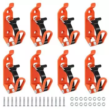 8 шт. Крепление для лопаты для багажника на крыше, металлическая резиновая лопата, держатель топора, зажимы, настенные кронштейны, комплект аксессуаров для багажника на крыше Tru