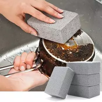 8 шт. кухонная губка для чистки ластик утолщенная решетка для барбекю щетка для чистки трудновыводимых пятен пемзовый кирпич гриль инструмент для чистки кухонные принадлежности