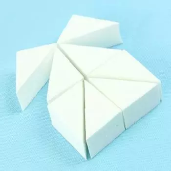 8 шт. Леди Макияж Косметическая Слойка Треугольная основа Губка Пудра для лица Слойка