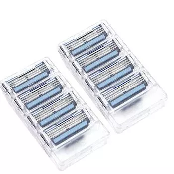 8 шт./лот, мужские лезвия для бритья, 3-слойная кассета с лезвиями для бритья