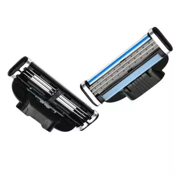 8 шт./лот, мужские лезвия для бритья, 3-слойная кассета с лезвиями для бритья