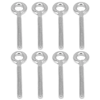 8 шт. М8 рым-болт из нержавеющей стали, кольцевые болты, сваренные на станке, закрытые винтовые стержни, рым-болты