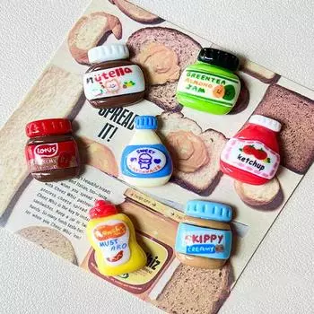 8 шт. Магниты на холодильник, кавайные мультяшные магниты на холодильник с едой, милые декоративные магниты, персонализированные магниты на холодильник, шкафчик для хранения вещей