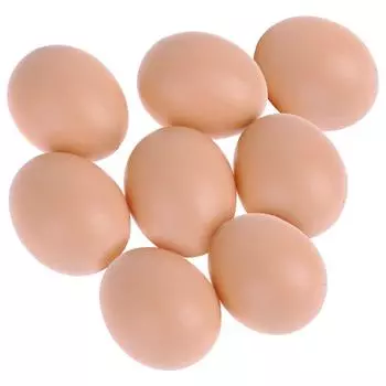 8 шт. манекен Oeufs Faux Oeufs Aide Pondre Poule One Size