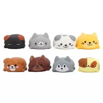 8 шт. масштабные музыкальные игрушки милый узор щенка водонепроницаемые легко моющиеся детские музыкальные игрушки для раннего развития