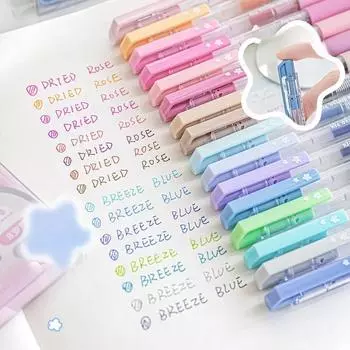8 шт. милые цветочные граффити для рисования скрапбукинга ручка креативный дизайн красочные ручки для письма набор для DIY декор журнал школьные принадлежности