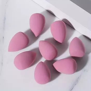 8 шт., мини-губка для макияжа, блендер, профессиональный набор для макияжа для красоты, для пудры, крема или жидкости