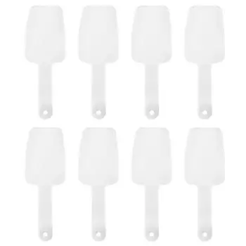 8 шт. мини-полипропиленовый пластиковый совок, скребок для льда, лопатка для еды, орехов, муки, десерта, домашнего использования на кухне