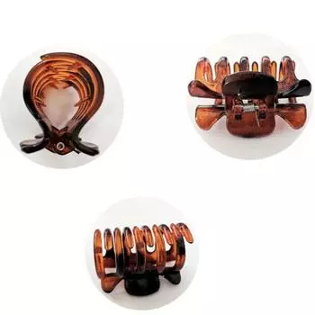 8 шт. модные женские заколки-коготь из смолы для волос зажим женский держатель для хвоста головной убор
