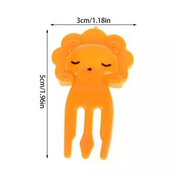 8 шт., мультяшные животные, тигр, фруктовая вилка, украшение для кекса, зубочистки, коробка для бенто, аксессуары, инструменты для десерта