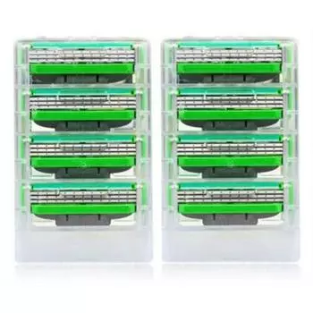 8 шт. мужские безопасные бритвенные лезвия для ухода за лицом, лезвия для бритья, ручная кассета для бритья 8pcs