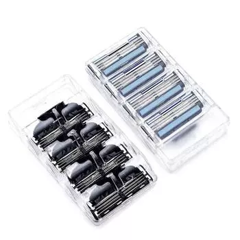 8 шт. мужские лезвия для бритвы, совместимые с лезвием для бритья Macheee 3