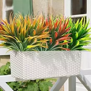 8 шт. набор искусственных букетов нарциссов, реалистичные и не требующие особого ухода искусственные букеты с имитацией тонкой работы оранжевый