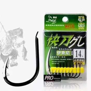 8 шт. наборы рыболовных крючков с колючими рыболовными крючками, высокопрочные крючки из вольфрамовой стали, рыболовные снасти Size3&8pcs