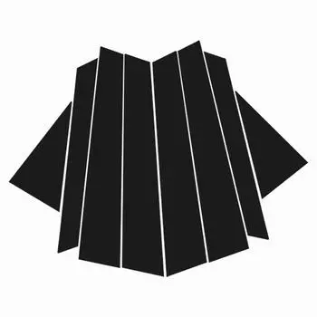 8 шт. Накладки на центральную стойку BC стойки двери и окна автомобиля с зеркальным эффектом для Kia Niro 2016-2022