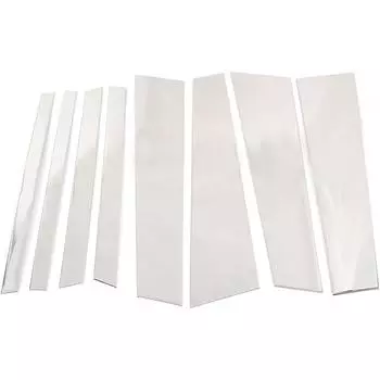 8 шт. наклейки на стойки стоек окон дверей автомобиля, хромированные наклейки на колонки BC для BMW X5 E70 2007 2008-2013