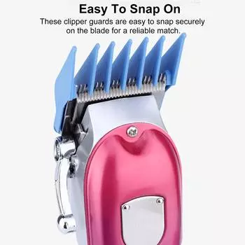 8 шт., направляющие для машинки для стрижки волос, расчески, защитные приспособления для машинки для стрижки волос, направляющие для стрижки, ограничительные насадки для расчесок, парикмахерская разноцветный