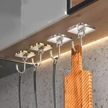 8 шт. настенные вешалки для дома, крючок из ПВХ, товары для дома, не оставляющие следов, вешалка для шляпы, куртки, настенные крючки для кухни, спальни, экологически чистое хранение