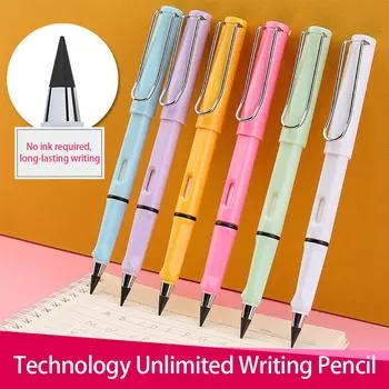 8 шт., неограниченное количество карандашей для письма, без чернил, вечная ручка, HB, стираемый карандаш, художественные инструменты для рисования эскизов, детский подарок, школьные принадлежности, канцелярские принадлежности