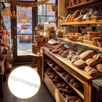 8 шт. ножей для нарезки хлеба из нержавеющей стали, сменные лезвия, зубчатые лезвия для легкой нарезки, многоцелевой кухонный инструмент для домашнего хлеба 8pcs