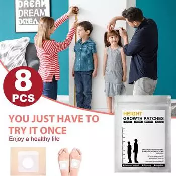 8 шт./пакет паста для увеличения роста натуральный морской конек женьшень пластыри для ног 1 bag