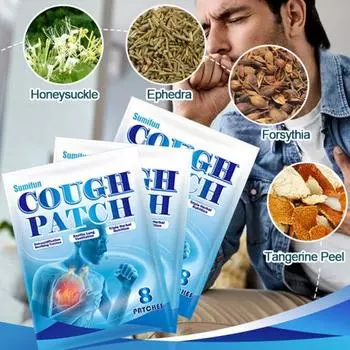 8 шт./пакет здоровая стабильная без запаха наклейка для здоровья антикашлевой пластырь для мужчин