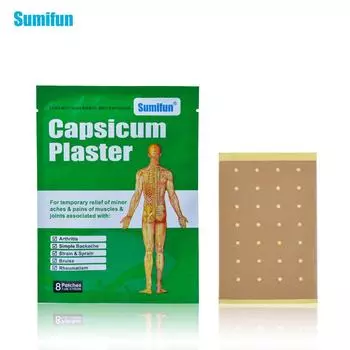 8 шт./пакетов пластырь с перцем, обезболивающий пластырь, грелки для облегчения боли, травяной нагревательный пластырь для болей в спине и суставах 8pcs/bag
