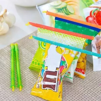 8 шт., палочка для запечатывания пакетов, зажим для запечатывания пищевых продуктов, сохраняющий свежесть, пластиковые стержни для закрытия, экологически чистые, герметичные зажимы для чипсов, герметики для хранения пищевых продуктов 8pcs