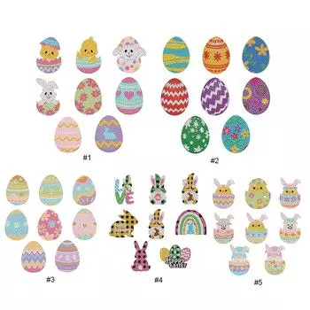 8 шт. пасхальное яйцо курица алмазная живопись магнит на холодильник DIY наклейки на холодильник BXT2026