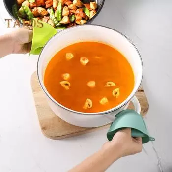 8 шт. перчатки для гриля, термостойкие, для мужчин, перчатки для барбекю, термостойкие, силиконовые, аксессуары для гриля на открытом воздухе разноцветный