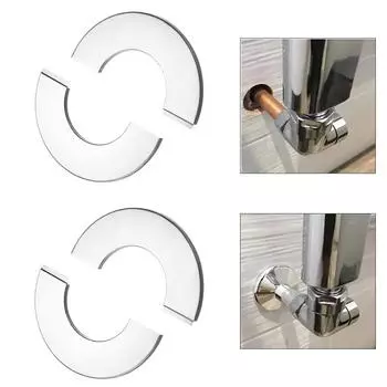 8 шт. Пластиковая настенная декоративная крышка для отверстия для провода 24 мм 28 мм настенный разъемный фланец нержавеющая сталь крышка для отверстия для трубы декоративная крышка для заглушки трубы