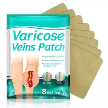 8 шт., пластырь для варикозного расширения вен, васкулит, флебит, наклейки на ногу паука для варикозного расширения вен, паукообразные вены