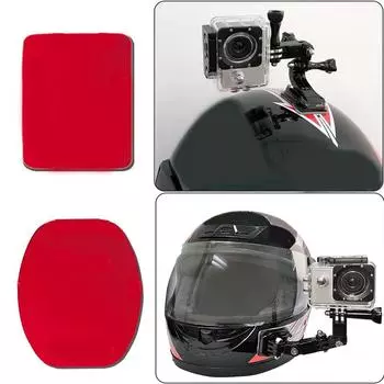 8 шт. Плоские и изогнутые клейкие площадки с липким слоем для GoPro HERO 11/10/9/8/7
