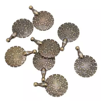 8 шт. Подвески-резаки для пряжи, металлические, круглой формы, инструмент для обрезки нити/пряжи для DIY шитья, рукоделия, подвеска