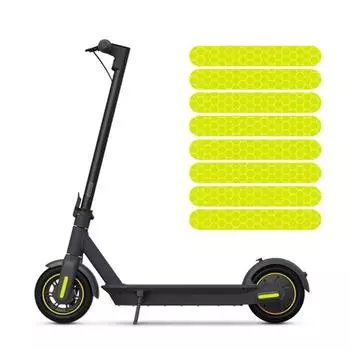 8 шт. Предупреждающие наклейки на шлем безопасности Отражают все источники света Светоотражающие ленты Универсальные