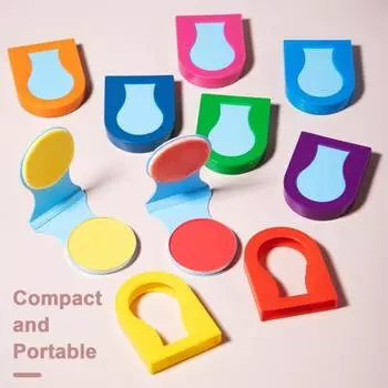 8 шт., прессованная пудра для волос, 8 цветов, натуральная моющаяся для мужчин и женщин, одноразовая мгновенная красочная прическа, временная краска для волос, коробка для порошка для косплея 1 Set