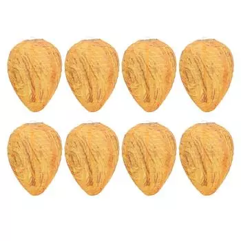 8 шт. приманка для осиного гнезда, эффективное отпугивание ос, подвесное поддельное отпугивающее гнездо для шершней на заднем дворе