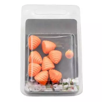 8 шт. приманки для ловли карпа, всплывающие бойлы, искусственная наживка, рыболовный крючок, плавающая приманка (оранжевый)